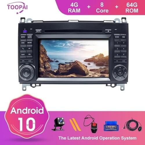 TOOPAI Android 10 For Mercedes Benz Vito B200 Volkswagen Crafter Sprinter 2500 Car Multimedia Player GPS Navigation Auto Radio