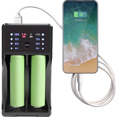 For 16340 18650 14500 17500 26650 AA AAA 3.2V/3.7V/1.2V Lithium Ni-MH Ni-CD Battery Charger,USB lntelligent Charger