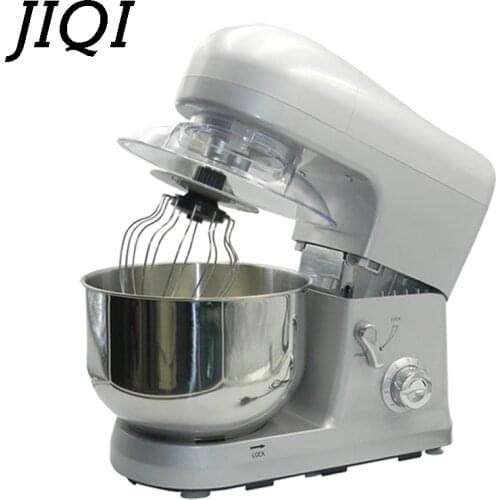 JIQI 5L Electric Automatic chef machine 800W food mixer Egg beater cake dough bread mixer stand Blender commercial kitchen 220V