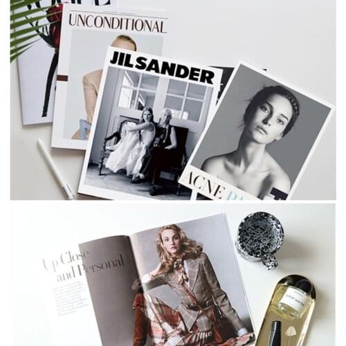 INS style photographyprops ashion album Magazine 28*21 cmGourmetcosmetics photography propsDIY Photography Background Adornment