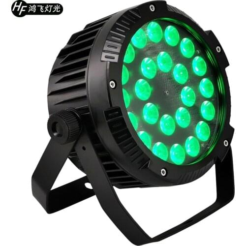 IP65 Waterproof Led Par Light 24x18w RGBWA UV 6in1 24x12w RGBW 4in1 DMX512 Full Color Dyeing Light