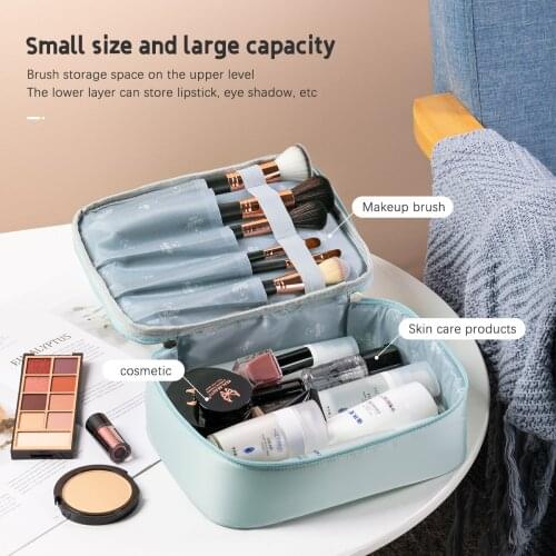 Cosmetic Bag 2021 New Cartoon Makeup Brush Portable Travel Storage Bag Large Capacity Waterproof Toiletry Bag