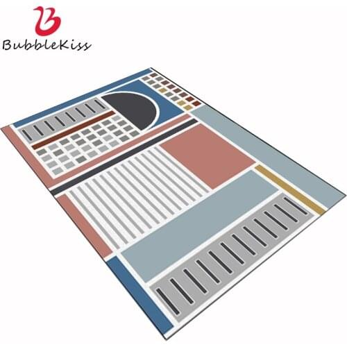 Bubble Kiss Carpets For Living Room European Geometric Gray Powder Blue Carpet Rugs For Bedroom Modern Home Decor Floor Rugs