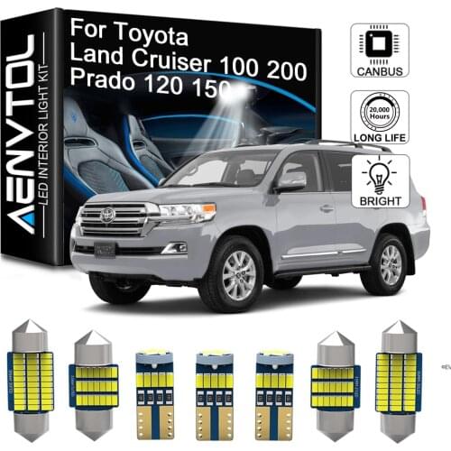 Seker Canbus For Toyota Land Cruiser LC 70 80 100 200 Prado J 90 120 150 FJ Canbus Vehicle Interior LED Light Dome Reading Lamp