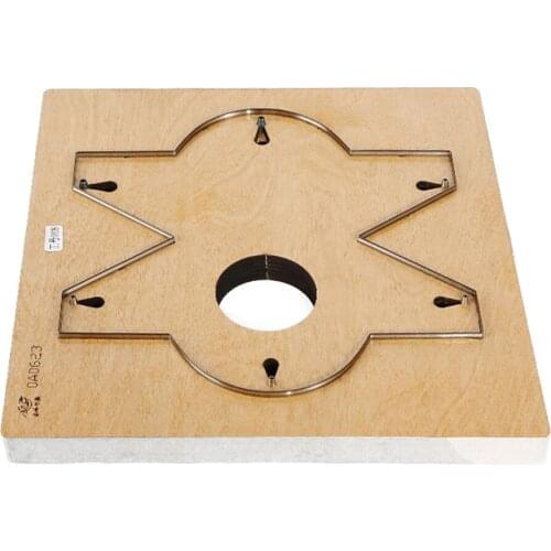 Metal Cutting Die for Leather Card Bag,Leathercraft DIY Wooden Template Knife Punch Tool Wallet Purse Making Accessories