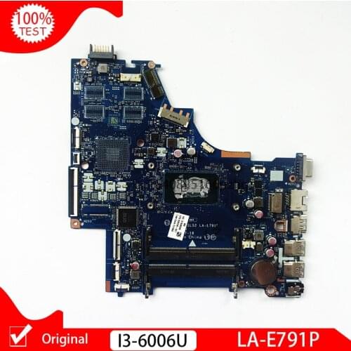 Original For HP 250G6 250 G6 Laptop Motherboard With SR2UW I3-6006U CPU 926249-601 926249-001 CSL50/CSL52 LA-E791P