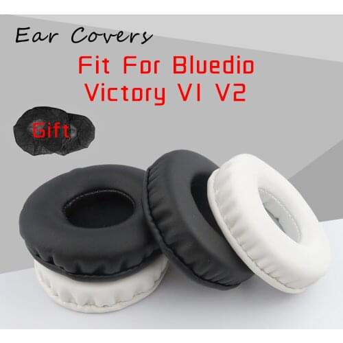 Earpads For Bluedio Victory V1 V2 Headphone Earpads Replacement Headset Ear Pad PU Leather Sponge Foam