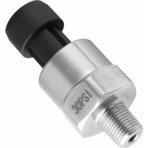 EBOWAN 200PSI Pressure Transducer Sender DC 5V 1/8NPT Pressure Transmitter Sensor 0.5-4.5V output for oil fuel gas water