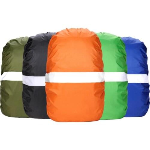 Adjustable Waterproof Dustproof Backpack Bag Reflective Dust Rain Cover