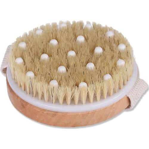 Dry Skin Body Brush Exfoliating Bath Brush Back Scrubber Back Brush Medium Strength Body Scrub Skin Bathing Brushing Massager