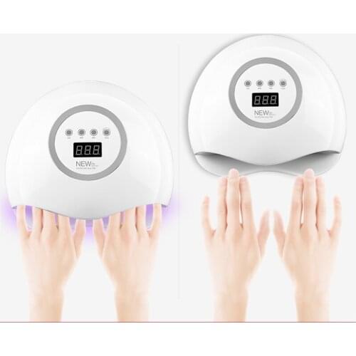 Big Space Nail Dryer 72W LED UV Lamp Nail Dryer Gel Curing Manicure Nail Art Tool Automatic Sensor 4 Timer Setting Button