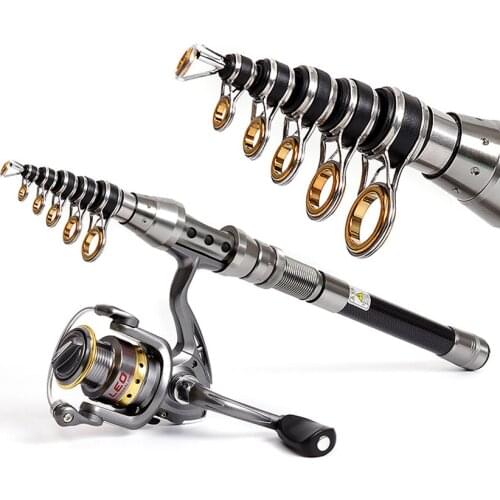 Mini Ultralight 1.5m 1.8m 2.1m 2.4m Carbon Fiber Telescopic Carp Feeder Travel Rock Support Reel Seat Fishing Rods
