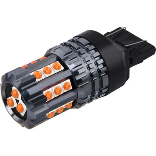 1PC T20 7443 W21/5W 7440 W21W Super Bright LED Auto Brake Bulb Backup Reverse Lamp Car Daytime Running Light Red White Amber 12V