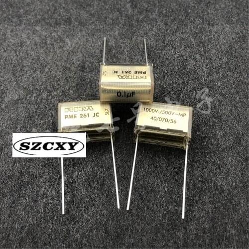 100% New and original 5PCS 0.1UF 1000V RIFA PME261 100nF 500VAC thin film capacitance 104