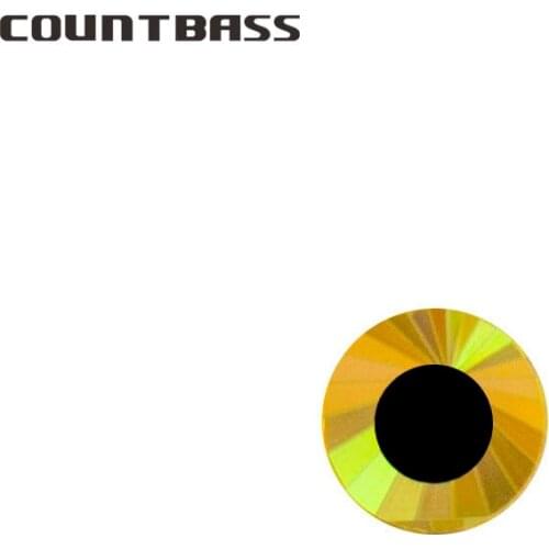 100pcs Round 2D Laser Holographic Fishing Lures eyes Fishing Accessories for micro metal jigs spinnerbait spinner spoon