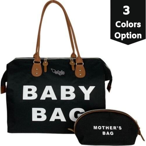 Baby Tote Bag Set For Mothers 2 PCs Nappy Maternity Diaper Mommy Bag Storage Organizer Changing Carriage Babycare Backpack 2021