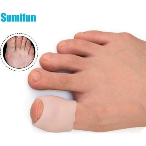 4pcs Big Toe Protector Silicone Gel Bunion Splint Pain Relief Preventing Blisters Corns Nail Tools Foot Care Tool D2212
