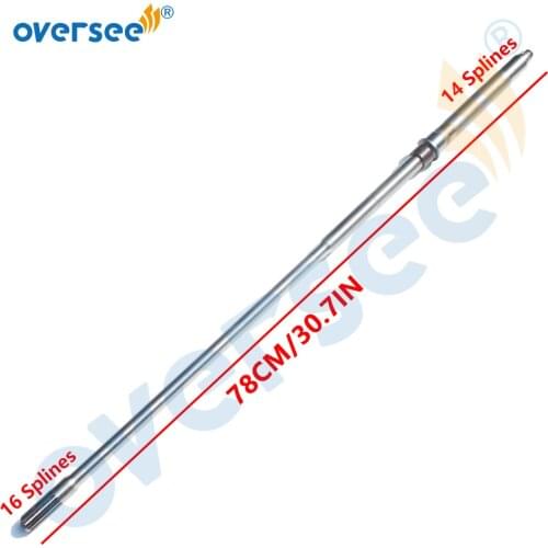 69W-45501-00-00 (short)Drive Shaft Comp For Yamaha F50 F60 OUTBOARD Motor 69W-45501-00 69W-45501