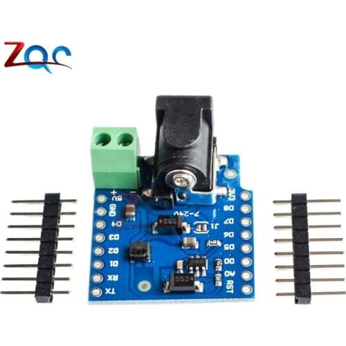 7 -24V DC Power Shield Board V1.1.0 Module for WEMOS D1 Mini DIY Kit Expansion Board