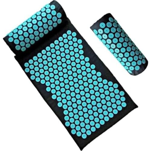 Acupressuur Mat Hoofd Hals Terug Voetmassage Kussen Kussen Yoga Spike Mat Anti-stress Acupunctuur pad Naald Massager