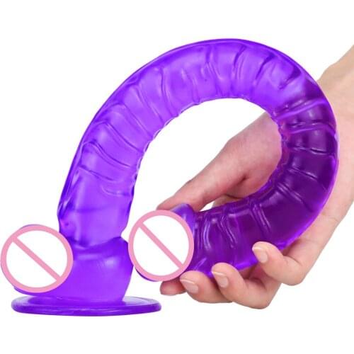 Super Long Anal Plug Dildos Soft Spiral Butt Plug For Women Lesbian G-Spot Erotic Dildo Anal Toys with Sucker Anus Dilator