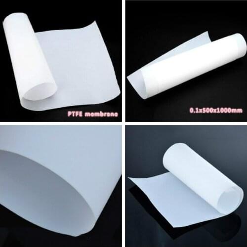 1PCS white polytetrafluoroethylene film high temperature resistant for compression molding extrusion processing