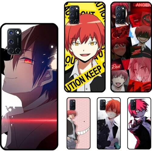 Karma Akabane Assasination Classroom Case For OPPO A53 2020 A31 A9 A5 A52 A72 Reno 4 Pro 2 Z A3S A5S A83 A91 A15 Phone Cover