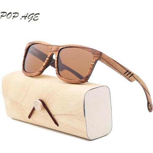Wooden Sunglasses Women Retro Sun Glasses Mirror Mens Sunglasses Polarized Brand Designer Oculos Feminino Espelhado GB092