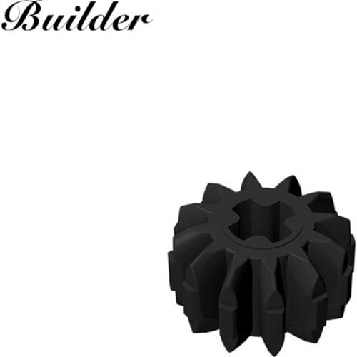 Little Builder 32270 MOC Technology Part 12 Tooth Gear 10pcs Building Blocks DIY Creative Assembles Particles Toys for Children