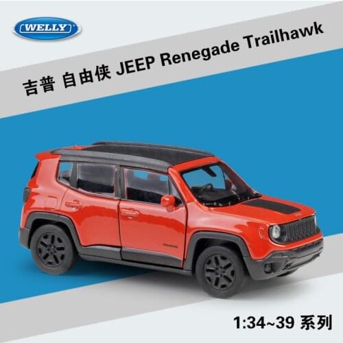 1:36 JEEP Renegade Trailhawk Alloy Car Model Metal Model Vehicles With Retail box