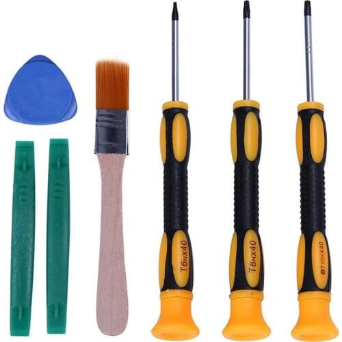 Tool Kit for Xbox One / S / X Xbox 360 PS4 and PS3 7 in 1 Toolset For Controllers and Consoles T6 T8H and T10H Sizes