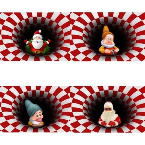 NEW Creative 3D black Hole Visual Christmas Large Carpets for Living Room Home Decor Big Floor Rug Kitchen Mat Entrance Door Mat