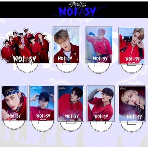 Kpop Noeasy New Album Stray Kids Acrylic Stand Model Hyun-Jin Bang Chan Lee Min-Ho Hwang Figure Action Desk Decoration Gift