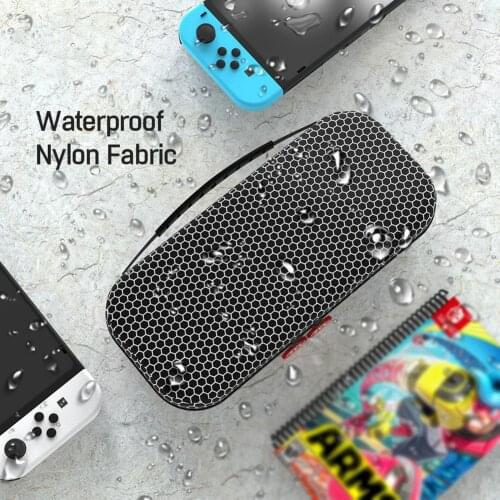 Carrying Case For Nintendo Switch Protective Case Cover Storage Bag EVA Black For Switch OLED Travel Portable Pouch Accessory