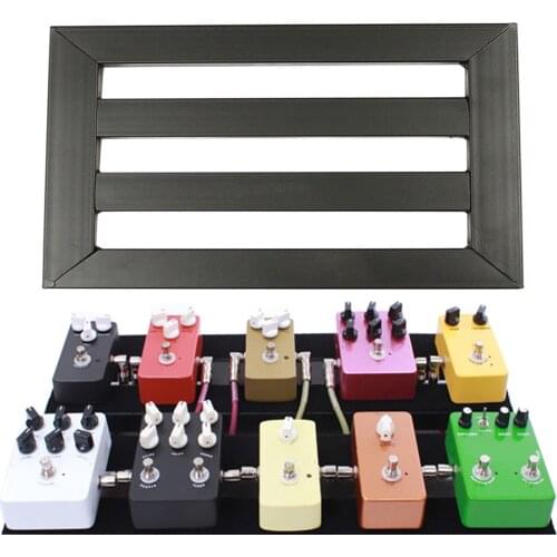 Electric Guitar Effect Pedal Board 470x270x40mm Portable Guitar Pedal Board for Guitar Accessories Guitar Parts