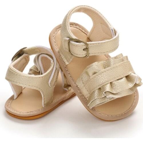 Toddler Baby Girls PU Sandals Party Princess Sandals Summer Beach Shoes Infant Baby Girl Shoes