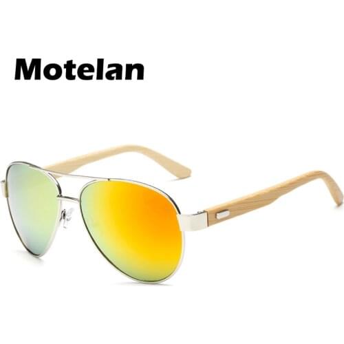 2019 New Fashion Pilot Bamboo Sunglasses Men Wood Sunglass Wooden Sun Glasses Women Brand Designer Gafas Oculos De Sol Eyewear
