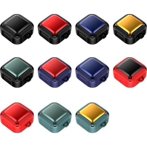 TPU PC Detachable Bluetooth Earphone Protective Cover with Hanging Buckle Storage Case for Samsung Galaxy Buds Live/Pro