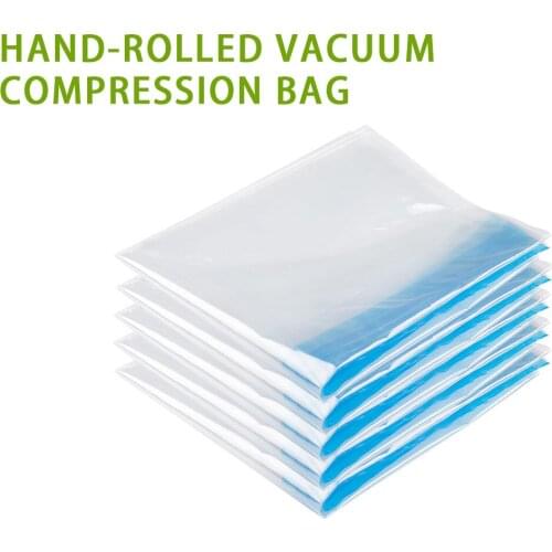 10/20/30pcs Vacuum Bag Storage Bag Home Organizer Transparent Foldable Clothes Organizer Seal Compressed Travel Saving Bag