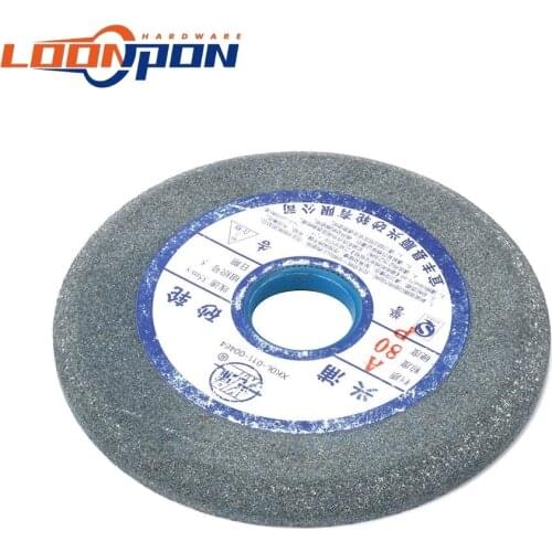 150mm 200mm 250mm Brown Corundum Ceramic Grinding Wheel 46 60 80# For Metal Working Alloy Steel 32mm Aperture 10mm Thickness 1pc