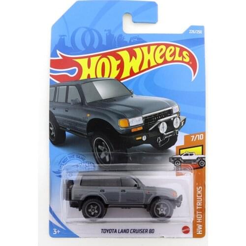 2021-226 Hot Wheels TOYOTA LAND CRUISER 80 Mini Alloy Coupe 1/64 Metal Diecast Model Car Kids Toys Gift