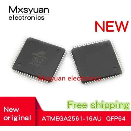 5pcs~50PCS/LOT ATMEGA2561 ATMEGA2561-16AU ATMEGA2561-16AUR ATMEGA256116U-T QFP64 New originalW