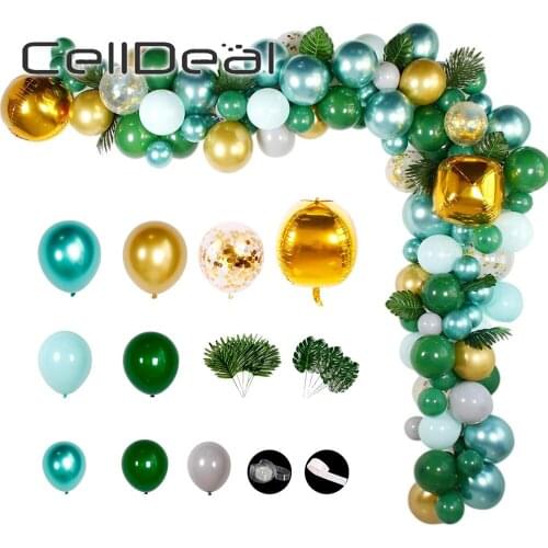 68Pcs-169Pcs/Set Macaron Balloons Latex Birthday Party Garland Arch Blue Pink Ballon Wedding Decoration Festival Event Ballons