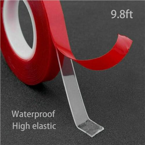 Accessories Tape Transparent Adhesive Car Auto Transparent.Double Sided