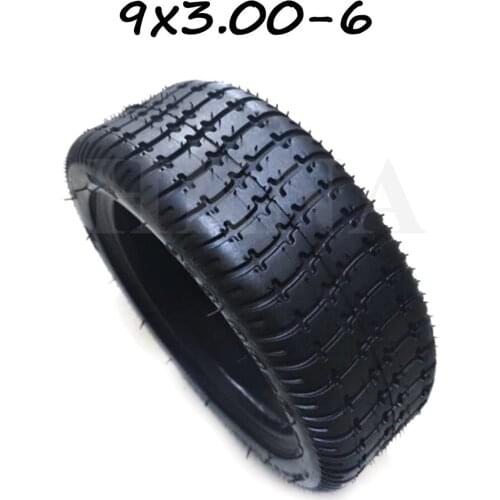 9x3.00-6 Tubeless Vacuum Tires for Electric Scooter Twisting Car Thickening Wear-resistant 9 * 3.00-6 Tire