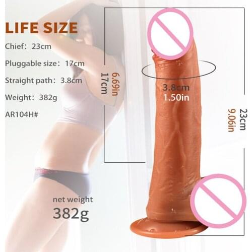 Huge Big Penis Realistic Dildo Strapon Female Masturbation Sex Toys for Woman Skin feeling soft material silicone Suction Cup