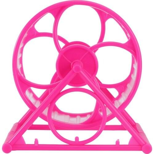 Hamster Jogging Exercise Toys Running Wheel with Stand for Small Pet Hamster