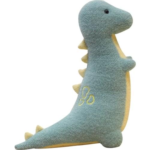 KUY New Cute Dinosaur Plush Toy Child Bed Holding Sleeping Doll Girl Dormitory Sleeping Pillow Sofa Back Home Living Room Bedro