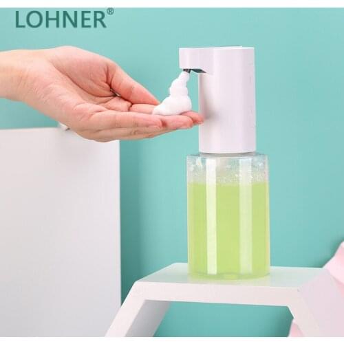 Automatic Foam Touchless Soap Cream Pump Shampoo Hand Wash Bathroom 350ml Liquid Bottle Dispenser Detergent Dispensers Sabonete