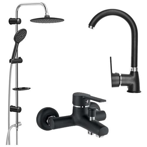 Baymera Delta Series Hill Shower and Bathroom Battery Set 5280